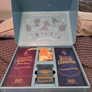 Disney D23 Character Pin Set with Orange and Blue Accents